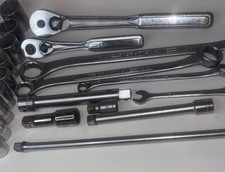 Vntg Craftsman 12 38 Ratchet With 12 Sockets N Wrenches N Sk Extensions Vntg Craftsman 12 38 Ratchet With 12 Sockets N Wrenches N Sk Extensions
