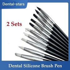 Dental Adhesive Composite Resin Brush Silicone Soft Pens for Veneer Shaping Tool