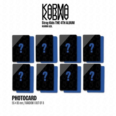 STRAY KIDS KARMA ALL ALBUM PHOTOCARD LIMITED CEREMONY HOORAY
