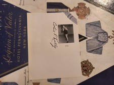Lt. COLIN P. KELLY B-17 Pilot Awarded DSC KIA WW2 Signed 1937 USMA Photo RARE!