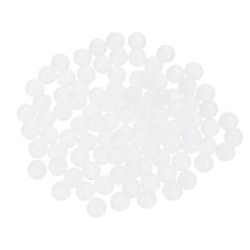 100Pcs Raised Panel Cabinet Door Spacers, 1/4"(7mm) Ball Stabilizers, White