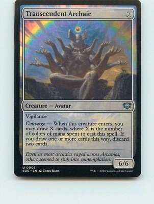 Transcendent Archaic - U5 - MTG - Secrets of Strixhaven