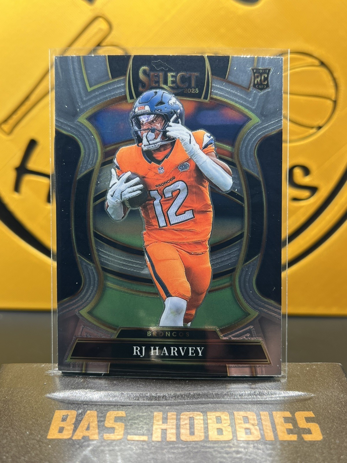 2025 Panini Select Concourse #10 RJ Harvey Rookie RC Broncos