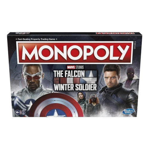 Marvel The Falcon And The Winter Soldier Monopoly Board Game New & Sealed - Picture 2 of 3