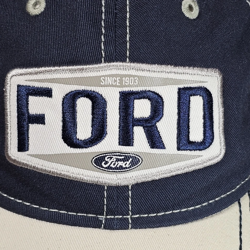 Бейсболка Ford Trucker кепка для взрослых OS бейсболка синяя белая нашивка логотип вышитая б/у в отличном состоянии - Изображение 2 из 4