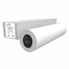 Wide Format Paper 24" x 150' High Resolution Coated Bond Inkjet 24lb with 3"c...