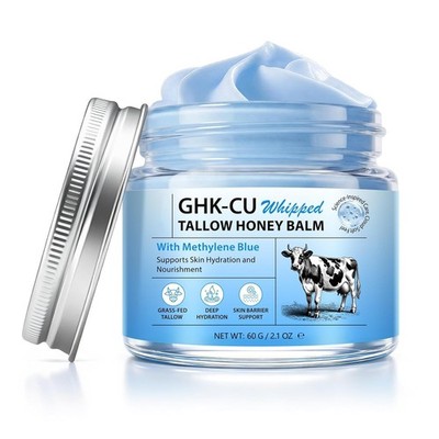 Akeeronn GHKCu Copper Peptide Face Cream, GrassFed Tallow Balm for Skin with ...
