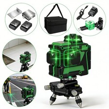 4D Laser Level 360° Self-Leveling Cross Line...