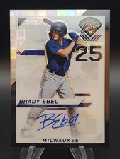 2025 Panini Prospect Edition Black Pandora FOTL 1/1 Brady Ebel Auto Brewers #85