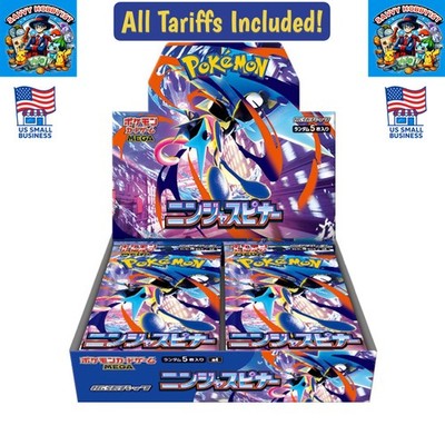 Factory SEALED MEGA Ninja Spinner m4 Japanese Pokemon Booster Box