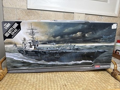 USS Kitty Hawk CV-63 Academy Hobby Model Kit 1/800 Sale Open Box