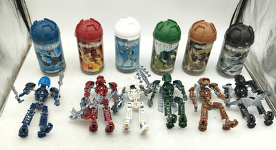 LEGO 8601 8602 8603 8604 8605 8606 Bionicle Bundle Original Box Toa Metru GOOD EOL