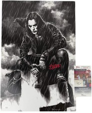 James O'Barr signed 12x18 Poster Creator The Crow JSA Authentication