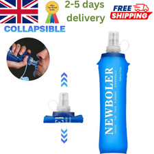 Water Bottle 250ml 500ml TPU Folding Soft Flask Collapsible Running Camping