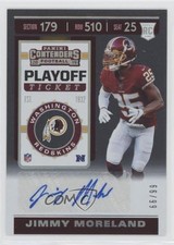 2019 Panini Contenders Rookie Playoff Ticket 66/99 Jimmy Moreland #289 Auto 1og