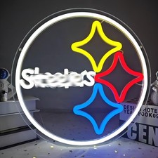 Football Neon Signs Football Neon Lights for Wall Decor Dimmable LED Signs fo...