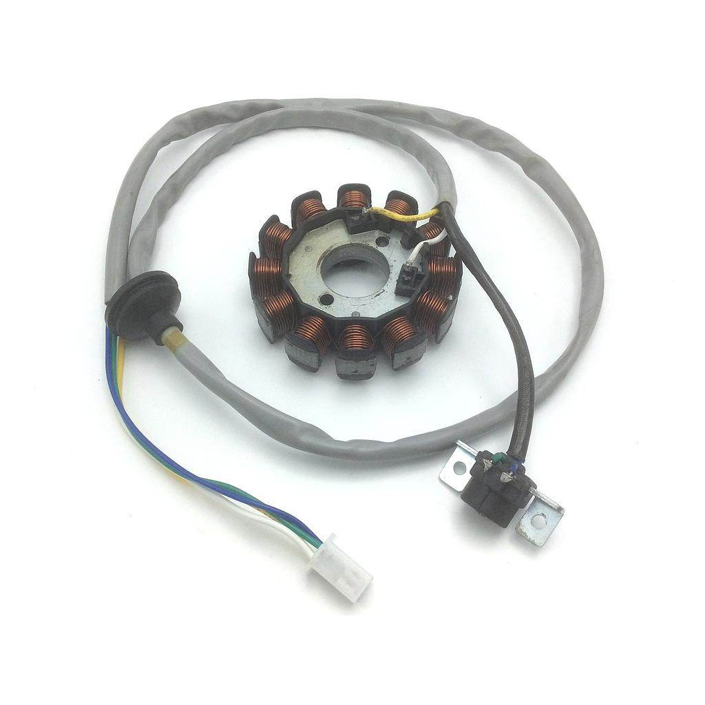 BOBINE ALLUMAGE+ANTIPARASITE MBK Booster Nitro Ovetto Stunt Bws Aerox Yam Pw 50 EUR 12,79