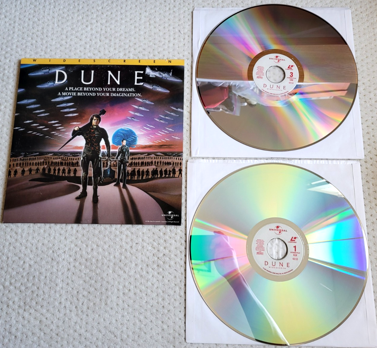 Vintage DUNE Widescreen Laserdisc Set LD DAVID LYNCH STING