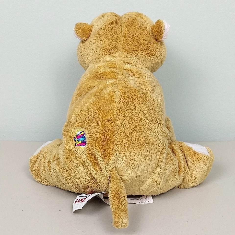 Ganz Mud Hippo Brown 9" Plush Stuffed Animal Toy Plushie - No Code - Image 3 of 4