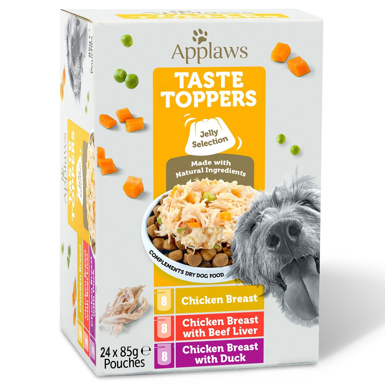 Applaws Adult Dog Chicken Selection Multipack In Jelly 6X85G - Image 2