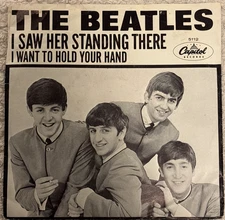 The Beatles I Want To Hold Your Hand/I Saw Her Stand 45 RPM Capitol Records 5112