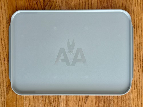Lot 13 American Airlines Gray Galley Serving Trays 15.75” x 11” – Exc Condition