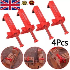 4xBrick Liner Clamps Runner Wire Drawer Bricklaying Tool for Brick Laying Tingle