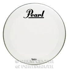 Pearl Coated Bass Drum Logo Head 22"
