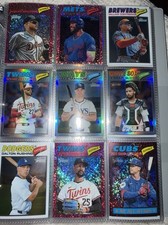 2026 Topps Heritage- Complete ur set- Chrome Pink Silver Burgundy Refractors SP