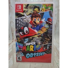 Cartucho y estuche Super Mario Odyssey (Nintendo Switch, 2017) CIB
