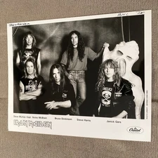 Iron Maiden Press Photo 8x10”. Bruce Dickinson. See Description.