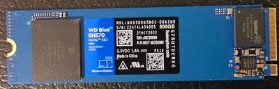 Western Digital Blue SN570 500GB M.2 2280 NVMe Internal SSD