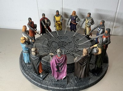 Summit Collection,11 ,King Arthur- 12 Knights of The Round Table Resin Sculpture