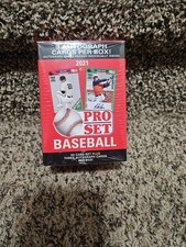 2021 Pro Set Baseball Factory Sealed HOBBY Blaster Box-3 AUTOS+50 Card RC SET