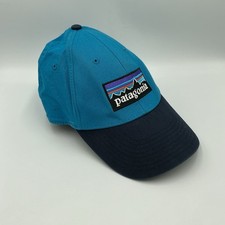 Patagonia Youth Snapback Trucker Hat Blue with Logo Small Size Adjustable Cap