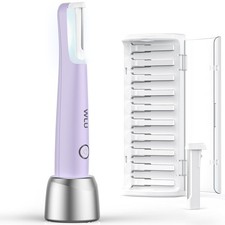 Dermaplane Razor for Women Face, WLU Rechargeable Face Dermaplaning Tool  