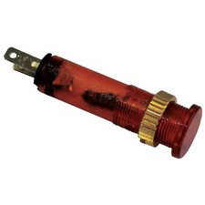 Dayton 22Ny79 Flush Indicator Light, 8Mm, 120V, Amber