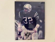 Mike Curtis Autographed Baltimore Colts 8 x 10 Photo Framed w/ COA 