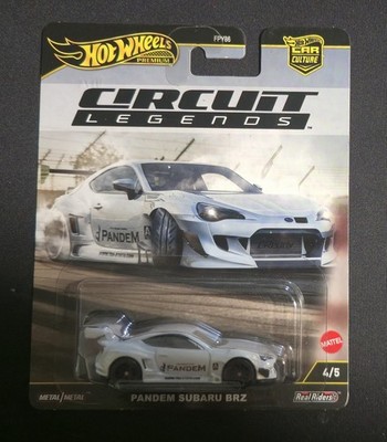 Neu Hot Wheels Premium Pandem Subaru BRZ 2025 Circuit Legends + Protector