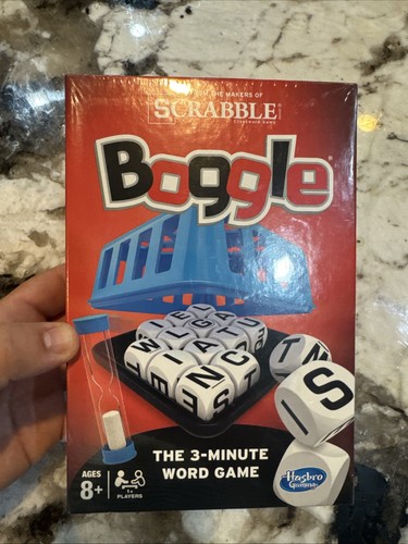 Hasbro Boggle From The Makers Of Scrabble - 3 Minute Word Game Brand New Sealed