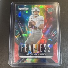 Panini Prizm Draft Picks Fearless Arch Manning Texas F-AM Football 2024