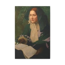 John Elliott, 1858 - 1925 - Julia Ward Howe - c. 1910-c. 1925 - Canvas Wall Art