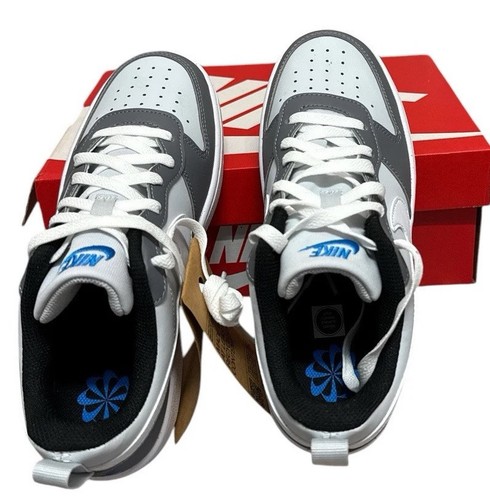 Nike, Court Borough Low Recraft GS, Größe 6 Y Pure Platinum/ White - Farbe Grau - Bild 3 von 7