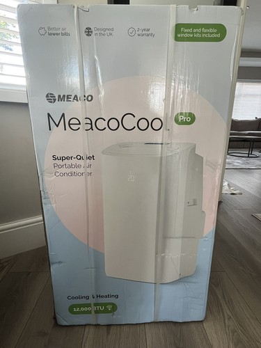 MEACO CIRRO - 12,000 BTU SUPERQUIET PORTABLE AC & HEATER 2 YEAR WARRANTY READ AD