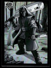 2022 Topps Chrome Star Wars Galaxy #BV-82 Trudgen Base Card Sketch Variation