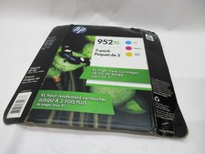 HP 952XL HIGH YIELD CYAN/MAGENTA/YELLOW ORIGINAL INK CARTRIDGES 3-PACK T5-A1