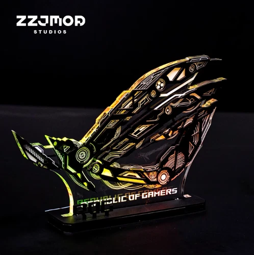 ZZJMOD&ASUS ROG ARGB Black Figure Supports AURA SYNC