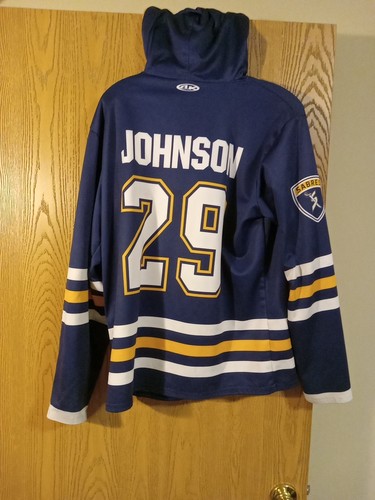 Sudadera con Capucha Buffalo Sabres Estilo Jersey Johnson #29 AK Para Hombre Mediana - Imagen 4 de 5