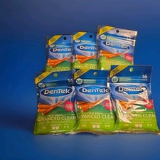 Dentek Easy Brush Advanced Clean Interdental Cleaners, 6 Pack, 96 Total