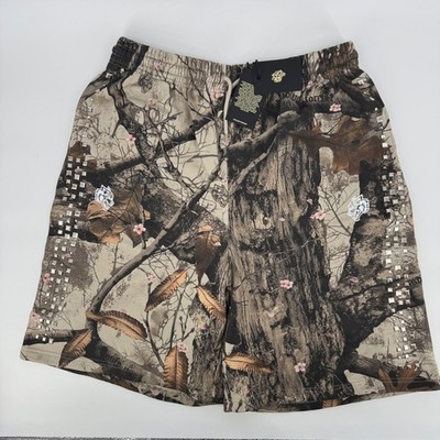 DARC SPORT 迷彩ショートパンツ Darc Sport Dual Stud Osiris Cherry Blossom Camo Sweat Shorts OS